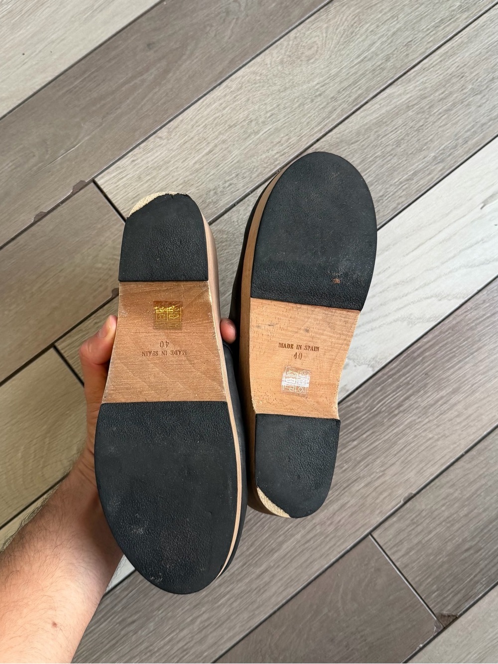 Free People Carver Soft Leather Wooden Clogs/Mules - Picture 11 of 12